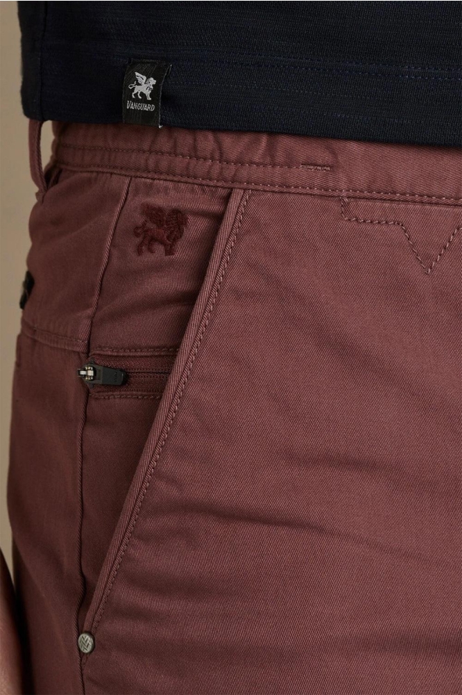 CHINO SHORT MET TWILL STRETCH VSH2304650 4084-Rose Brown